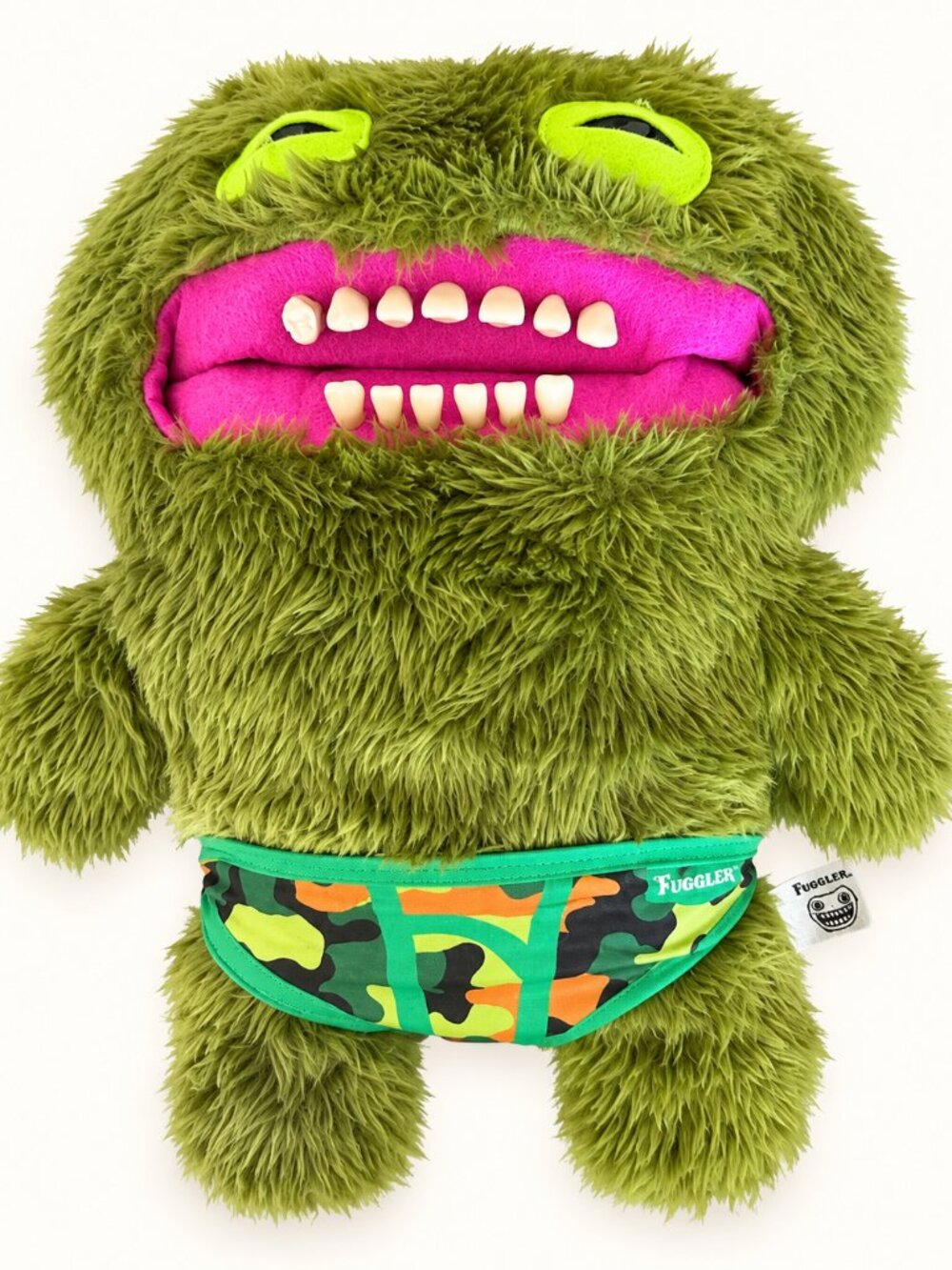 Fuggler 20” Green Monster Plush Camo Underwear, gifts